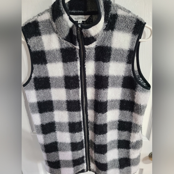 Northern Reflections Teddy Bear Plaid Vest Size small - Picture 1 of 2